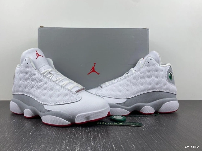 1st Kicks Shoes Jordan 13 Wolf Grey Air 414571-160 0815